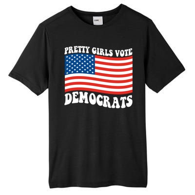 Pretty Girls Vote Democrats Tall Fusion ChromaSoft Performance T-Shirt