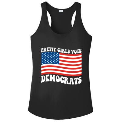 Pretty Girls Vote Democrats Ladies PosiCharge Competitor Racerback Tank