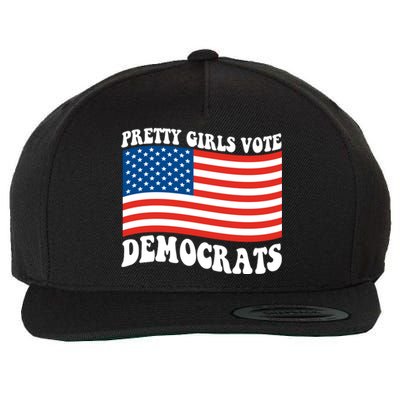 Pretty Girls Vote Democrats Wool Snapback Cap