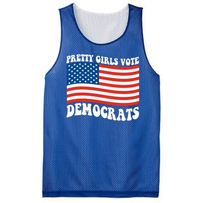 Pretty Girls Vote Democrats Mesh Reversible Basketball Jersey Tank