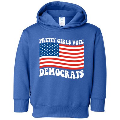 Pretty Girls Vote Democrats Toddler Hoodie