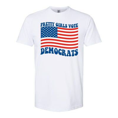 Pretty Girls Vote Democrats Softstyle® CVC T-Shirt