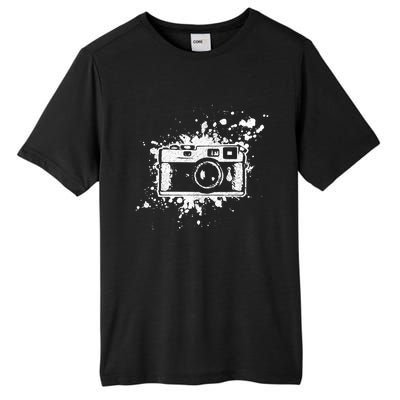 Photographer Gift Vintage Camera Retro Photography Gift Tall Fusion ChromaSoft Performance T-Shirt