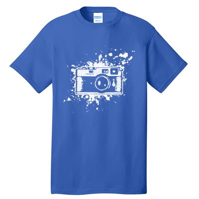 Photographer Gift Vintage Camera Retro Photography Gift Tall T-Shirt