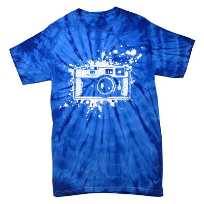 Photographer Gift Vintage Camera Retro Photography Gift Tie-Dye T-Shirt