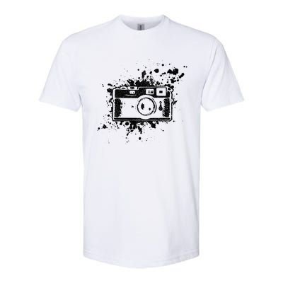 Photographer Gift Vintage Camera Retro Photography Gift Softstyle CVC T-Shirt