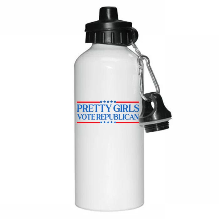 Pretty Girl Vote Republican Funny Saying Aluminum Water Bottle 