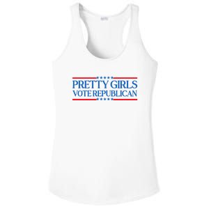 Pretty Girl Vote Republican Funny Saying Ladies PosiCharge Competitor Racerback Tank