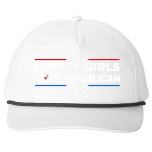 Pretty Girl Vote Republican Snapback Five-Panel Rope Hat