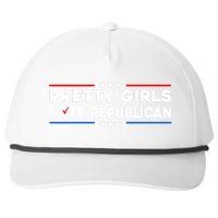 Pretty Girl Vote Republican Snapback Five-Panel Rope Hat