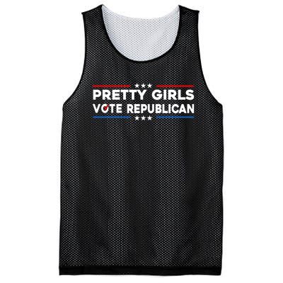 Pretty Girl Vote Republican Mesh Reversible Basketball Jersey Tank