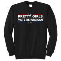 Pretty Girl Vote Republican Tall Sweatshirt