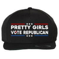 Pretty Girl Vote Republican Wool Snapback Cap