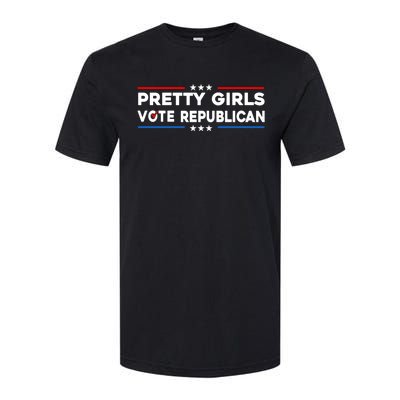 Pretty Girl Vote Republican Softstyle CVC T-Shirt