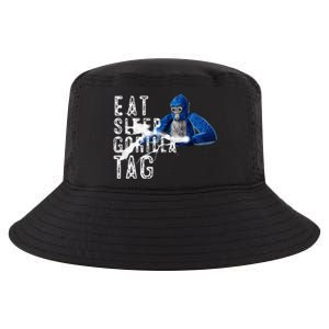 Playful Gorilla VR Gamer Funny Eat Sleep Gaming Cool Comfort Performance Bucket Hat