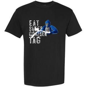 Playful Gorilla VR Gamer Funny Eat Sleep Gaming Garment-Dyed Heavyweight T-Shirt