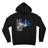 Playful Gorilla VR Gamer Funny Eat Sleep Gaming Hoodie