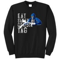 Playful Gorilla VR Gamer Funny Eat Sleep Gaming Sweatshirt