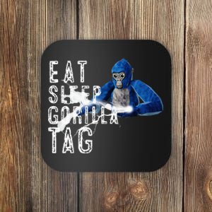 Playful Gorilla VR Gamer Funny Eat Sleep Gaming Coaster