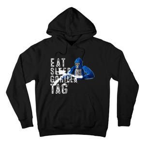 Playful Gorilla VR Gamer Funny Eat Sleep Gaming Tall Hoodie