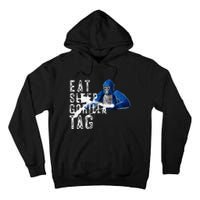 Playful Gorilla VR Gamer Funny Eat Sleep Gaming Tall Hoodie