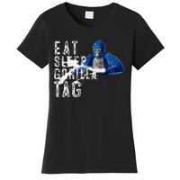 Playful Gorilla VR Gamer Funny Eat Sleep Gaming Women's T-Shirt