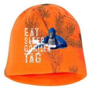 Playful Gorilla VR Gamer Funny Eat Sleep Gaming Kati - Camo Knit Beanie