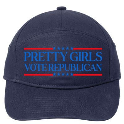 Pretty Girl Vote Republican 7-Panel Snapback Hat