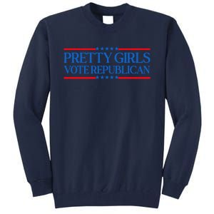 Pretty Girl Vote Republican Tall Sweatshirt