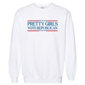 Pretty Girl Vote Republican Garment-Dyed Sweatshirt