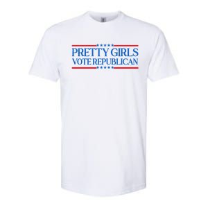 Pretty Girl Vote Republican Softstyle CVC T-Shirt