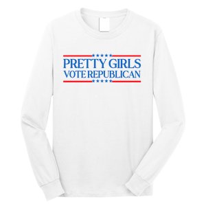 Pretty Girl Vote Republican Long Sleeve Shirt