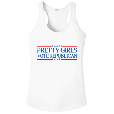 Pretty Girl Vote Republican Ladies PosiCharge Competitor Racerback Tank