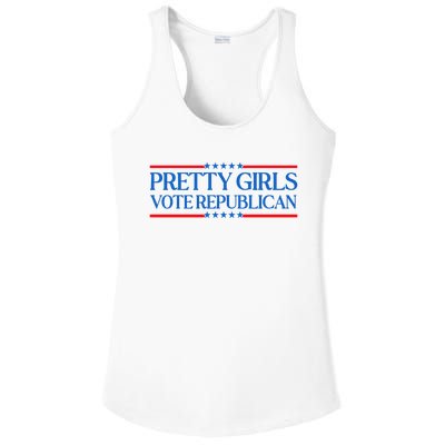 Pretty Girl Vote Republican Ladies PosiCharge Competitor Racerback Tank