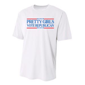 Pretty Girl Vote Republican Performance Sprint T-Shirt