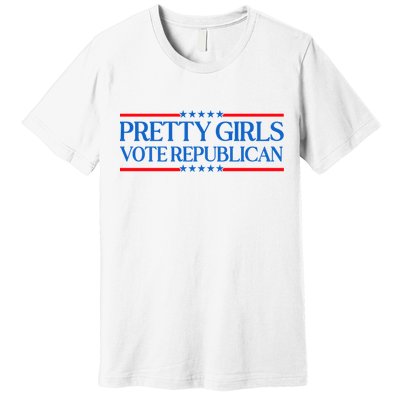 Pretty Girl Vote Republican Premium T-Shirt