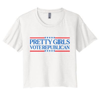 Pretty Girl Vote Republican Crop Top