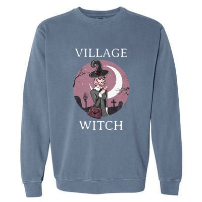 Pastel Goth Village Witch Great Gift Garment-Dyed Sweatshirt