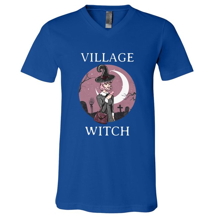 Pastel Goth Village Witch Great Gift V-Neck T-Shirt