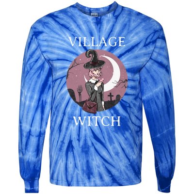 Pastel Goth Village Witch Great Gift Tie-Dye Long Sleeve Shirt