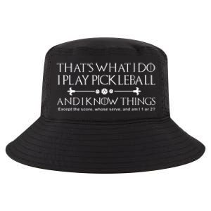 Pickleball Gear What I Do Except The Score Pickleballer Cool Comfort Performance Bucket Hat