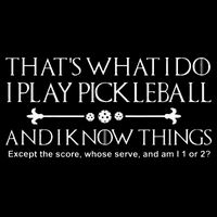 Pickleball Gear What I Do Except The Score Pickleballer Drawstring Bag