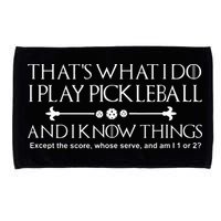 Pickleball Gear What I Do Except The Score Pickleballer Microfiber Hand Towel