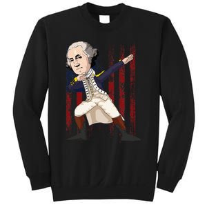 Patriotic George Washington Dabbing Dab Dance 4th Of July Sweatshirt