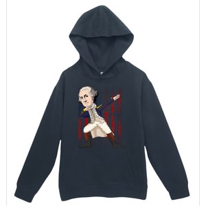 Patriotic George Washington Dabbing Dab Dance 4th Of July Urban Pullover Hoodie