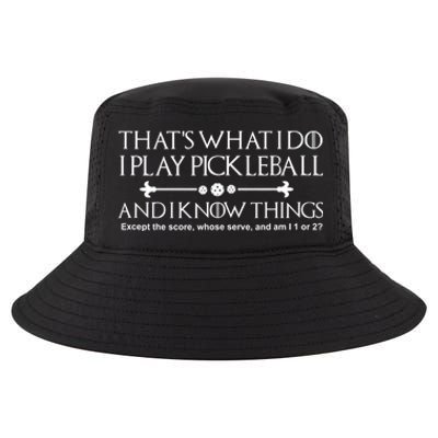 Pickleball Gear What I Do Except The Score Pickleballer Cool Comfort Performance Bucket Hat