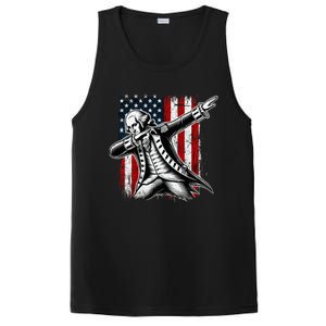 Patriotic George Washington Dabbing PosiCharge Competitor Tank