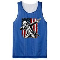 Patriotic George Washington Dabbing Mesh Reversible Basketball Jersey Tank