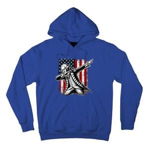 Patriotic George Washington Dabbing Tall Hoodie