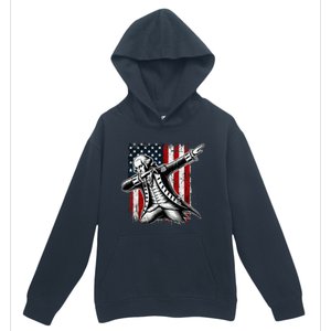 Patriotic George Washington Dabbing Urban Pullover Hoodie